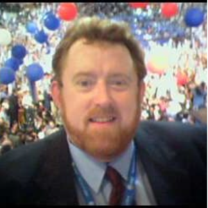 Ken Reigner at the 2000 Democratic National Convention in Los Angeles.